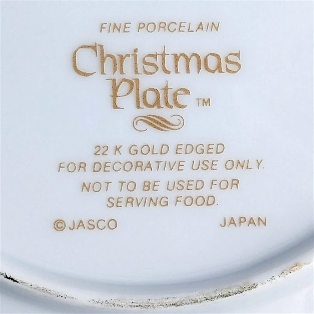 Vintage Christmas Plates Mixed Lot of 3 Santa Angel Seasonal Holiday Decor